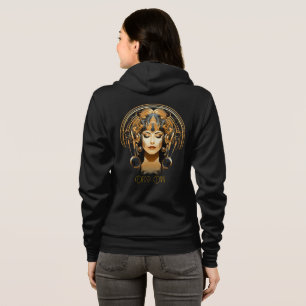 Camiseta Casaco com capuz e fecho para mulher