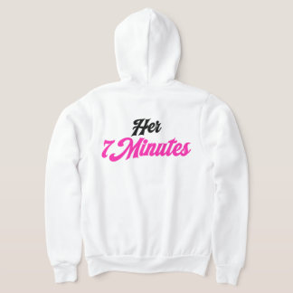 Camiseta Casaco com Capuz e Zíper 'Seus 7 Minutos' para Cas