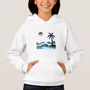 Camiseta Casaco com Capuz Feminino para Meninas