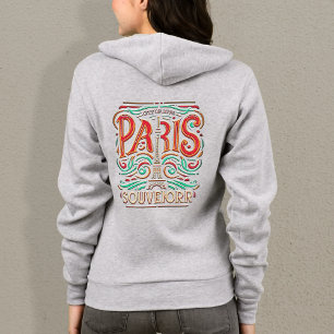 Camiseta Casaco com Capuz Parisian Bloom Love Symphony Femi