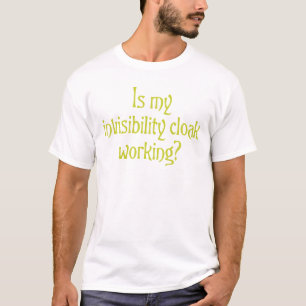 Camiseta Casaco da invisibilidade