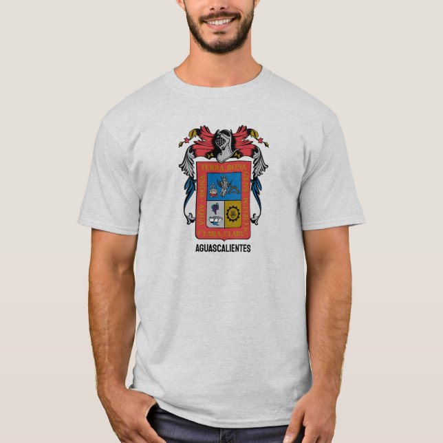 Camiseta Casaco de armas Aguascalientes - MÉXICO (Frente)