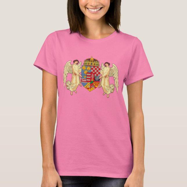 Camiseta Casaco de Armas (antiga) da Hungria (Frente)