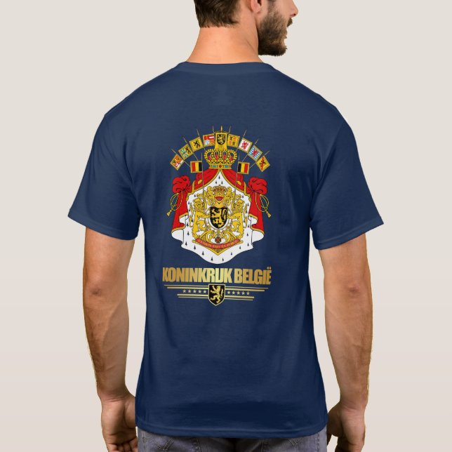 Camiseta Casaco de armas belga 2 (Verso)
