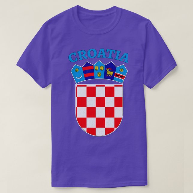 Camiseta Casaco de armas croata (Frente do Design)