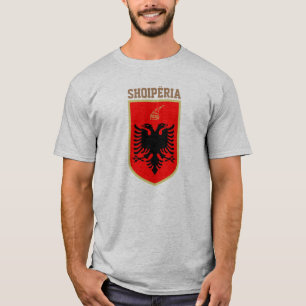 Camiseta Casaco de armas da Albânia