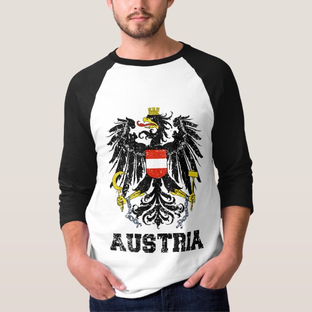 Camiseta Casaco de armas da Áustria (Frente)