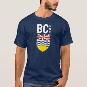 Camiseta Casaco de Armas da Colúmbia Britânica - CND