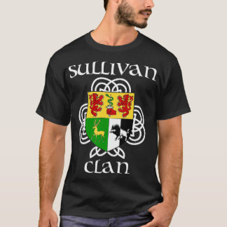 Camiseta Casaco de Armas da Crest Família Sullivan