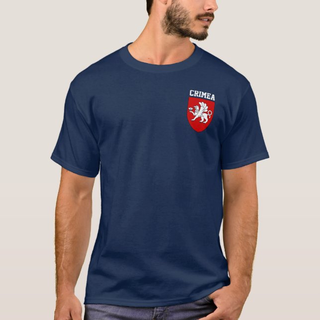 Camiseta Casaco de Armas da Crimeia (Frente)