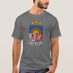 Camiseta Casaco de armas da Letónia