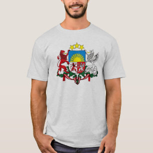 Camiseta Casaco de armas da Letónia