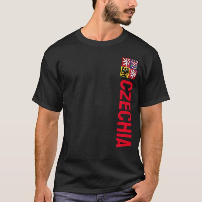 Camiseta Casaco de armas da República Checa (Frente)
