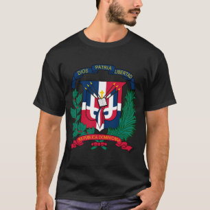 Camiseta Casaco de armas da República Dominicana DO