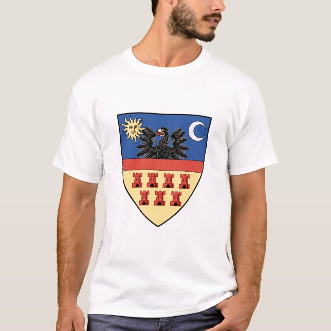 Camiseta Casaco de Armas da Transilvânia (Frente)