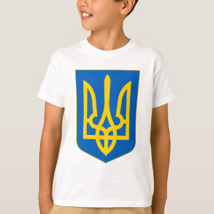 Camiseta Casaco de armas da Ucrânia