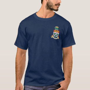 Camiseta Casaco de armas das Ilhas Cayman - bolso
