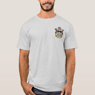 Camiseta Casaco de Armas de Antígua e Barbuda