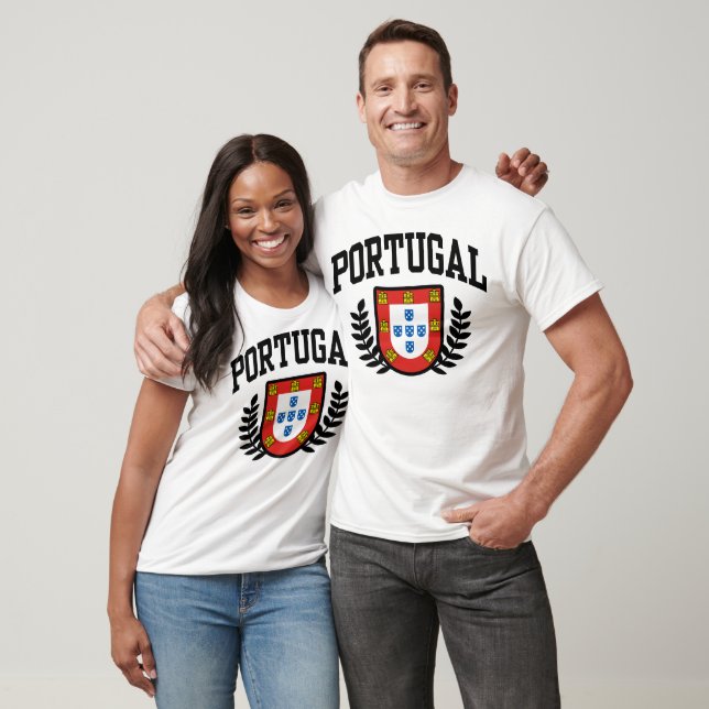 Camiseta Casaco de Armas de Portugal (Unissex)