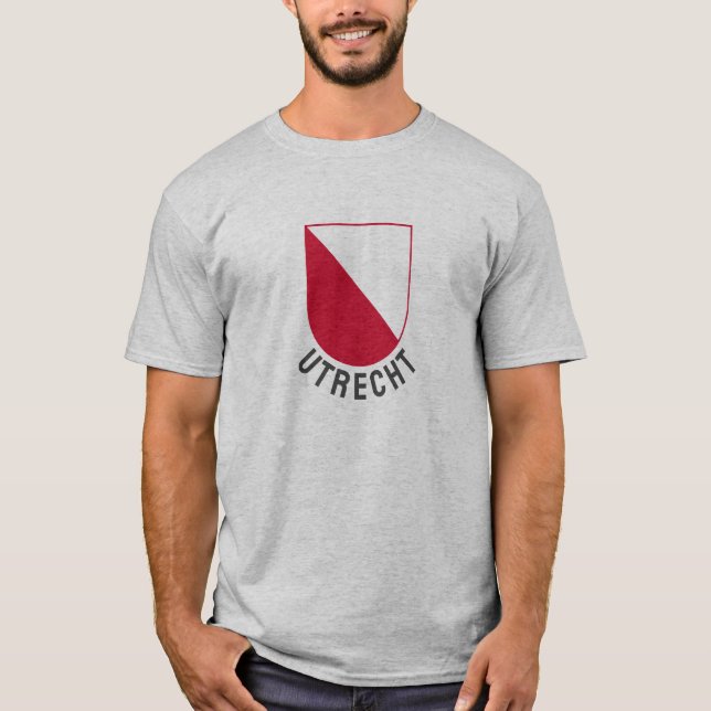 Camiseta Casaco de armas de Utrecht - Países Baixos (Frente)