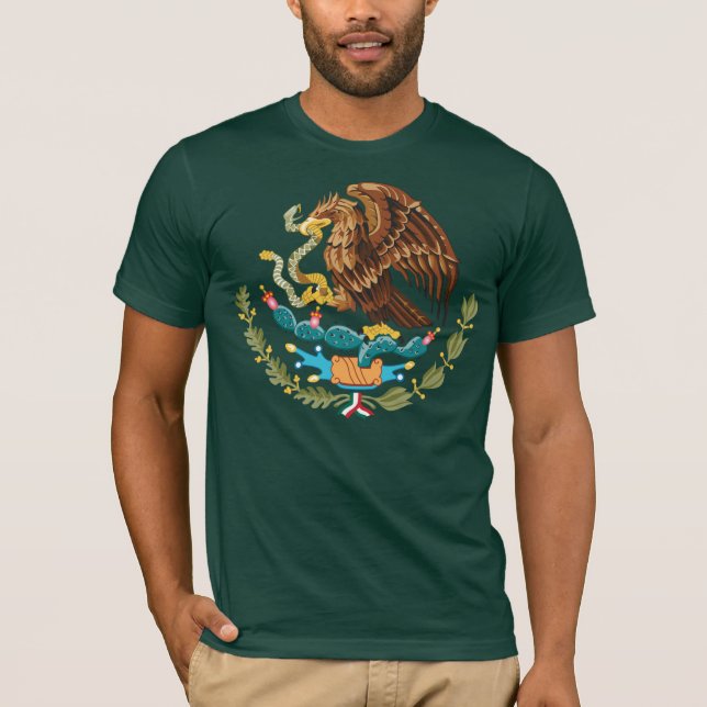 Camiseta Casaco de Armas do México (Frente)
