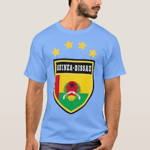 Camiseta Casaco de armas do orgulho nacional da Guiné-Bissa