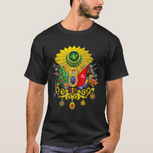 Camiseta Casaco de Armas Sultan Abdulhamid Arma Império Oto