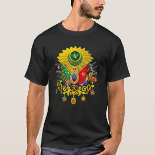 Camiseta Casaco de Armas Sultan Abdulhamid Arma Império Oto