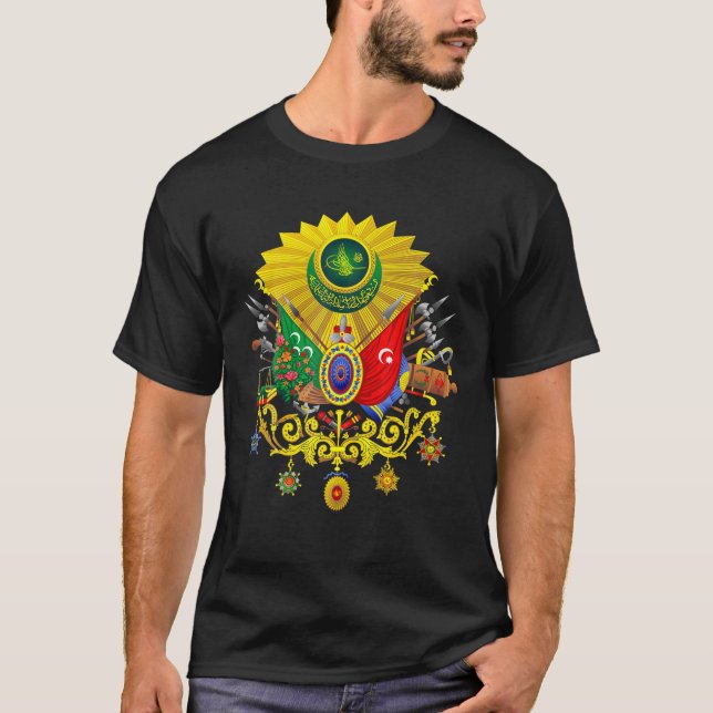 Camiseta Casaco De Armas Sultan Abdulhamid II Arma Kurulus  (Frente)
