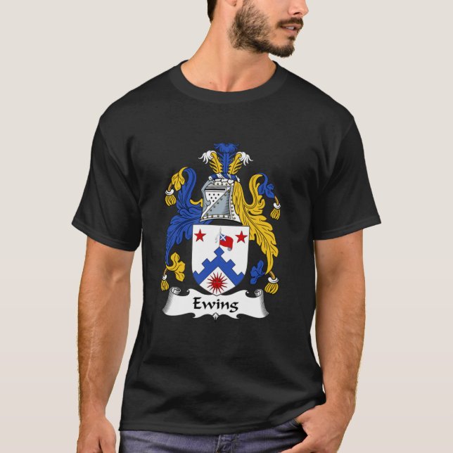 Camiseta Casaco de asa de braços com guarda da família de o (Frente)