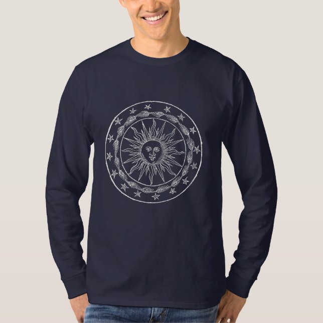 Camiseta Casaco de braços. (Frente)