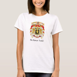 Camiseta Casaco de Braços Bélgica Die Roten Teufel T-Shir
