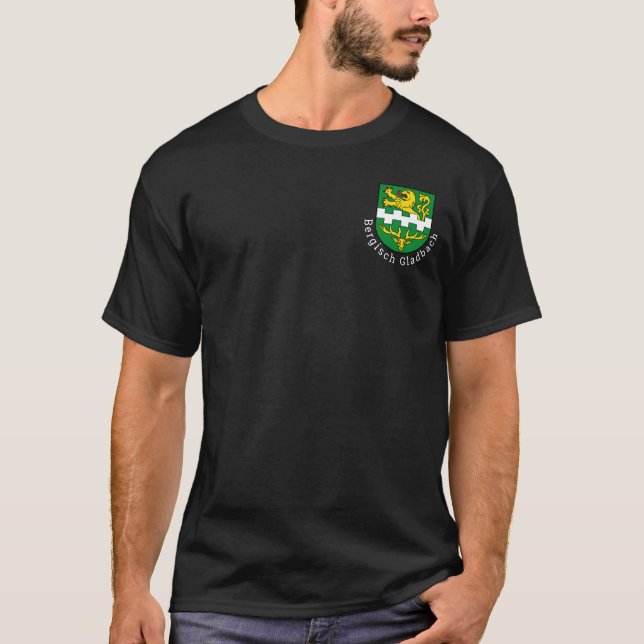 Camiseta Casaco de Braços de Bergisch Gladbach, Alemanha (Frente)