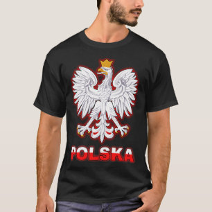 Camiseta Casaco de Braços Poloneses Águia Branca