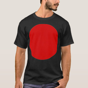 Camiseta Casaco de braços Zen Rast do Japão, vermelho-sol j