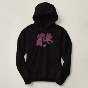 Camiseta Casaco de Capuz Axolotl - ROSA
