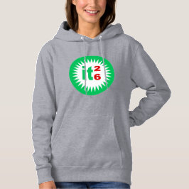 Camiseta Casaco de capuz feminino cinza SUN ITALIA 26