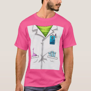 Camiseta Casaco de Cientista do Laboratório Cientista