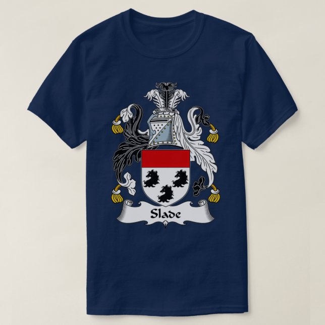 Camiseta Casaco de Escadas de Guarda Familiar de Braços (Frente do Design)