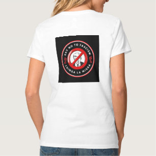 Camiseta Casaco de Ganga Anti-Fascismo