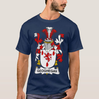 Camiseta Casaco de Geoghegan de Guarda Familiar de Armas