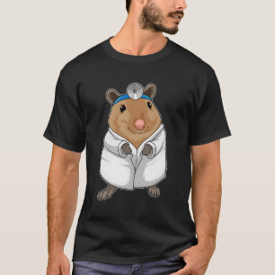 Camiseta Casaco de Médico Rato Doutor