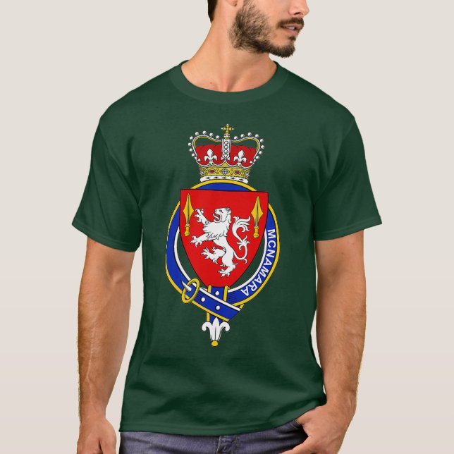 Camiseta Casaco de Segurança Familiar de Armas McNamara (Frente)