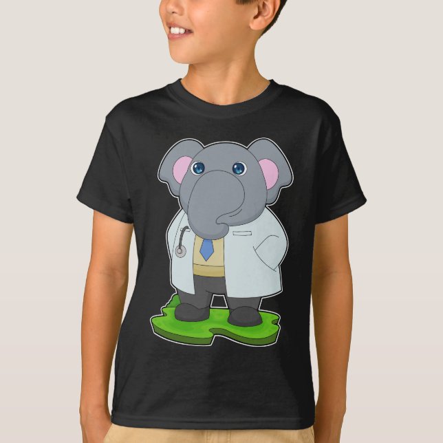 Camiseta Casaco do Doutor Elefante (Frente)