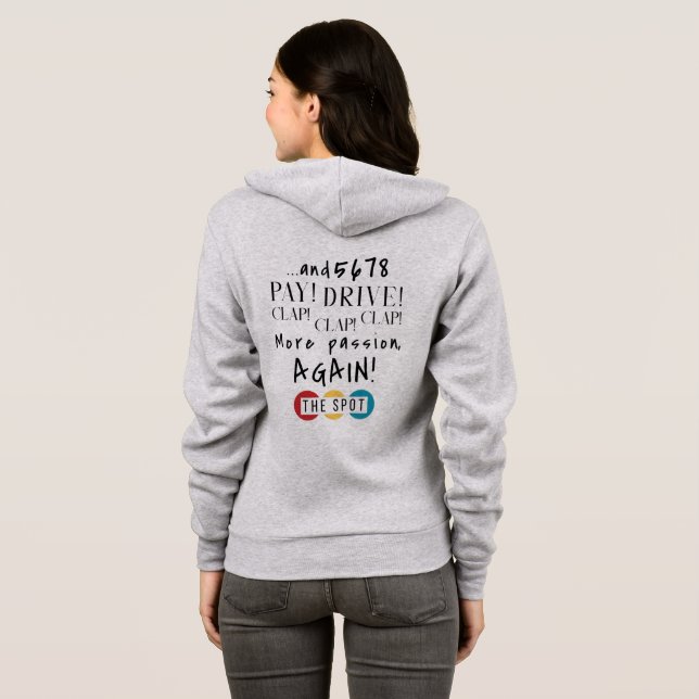Camiseta Casaco Feminino Com Zíper (Parte Traseira Completa)