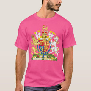 Camiseta Casaco Real De Armas Do Reino Unido