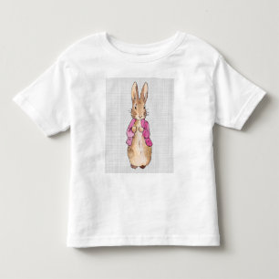 Camiseta Casaco rosa de coelho clássico