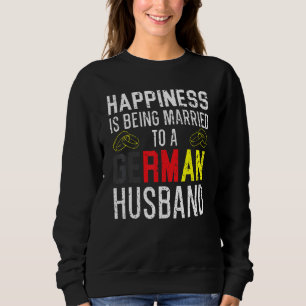 Camiseta Casada Com Um Marido Alemão Esposa Alemanha Fla