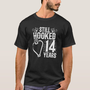 Camiseta Casado 14 Anos - Casal de Pescadores - 14º Anivers