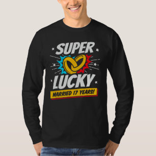 Camiseta Casado 17 Anos - Casais Engraçados 17ª Casamento A